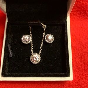 Pandora Earring and Pendant set